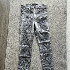Hudson Snake Print Jeans